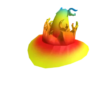 Red Wizard Hat of Flames - Limited