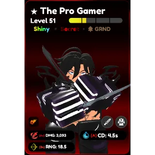 Shiny The Pro gamer