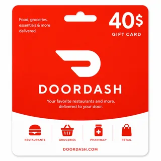 $40.00 USD $40.00 USD DoorDash