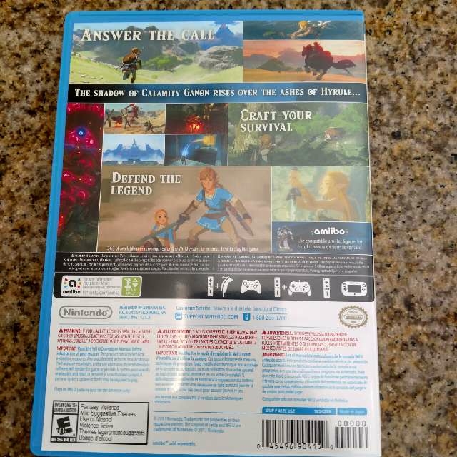 The Legend Of Zelda Breath Of The Wild - Wii U Games (Like New) - Gameflip