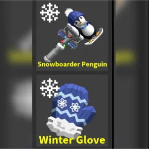 snowboarder penguin set!