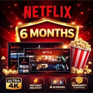 🎬 Netflix Premium – 6 Months Access | Subscription Shop