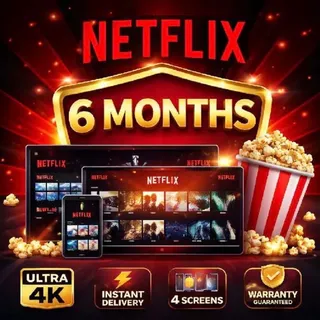 🎬 Netflix Premium – 6 Months Access | Subscription Shop