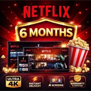 🎬 Netflix Premium – 6 Months Access | Subscription Shop