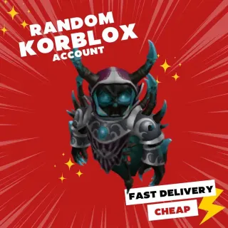 Roblox Korblox Account RBL