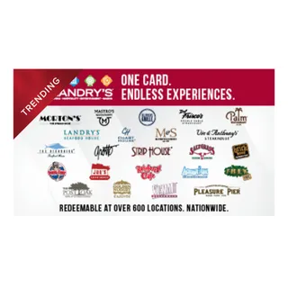 $50.00 USD Landry's