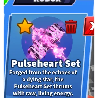 pulseheart set + emote balde ball 