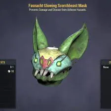 GLOWING SCORCHBEAST MASK