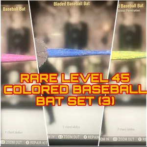 COLORED BAT RARE SET