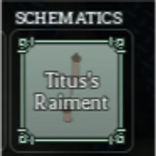 1x Titus's Raiment - Deepwoken Roblox