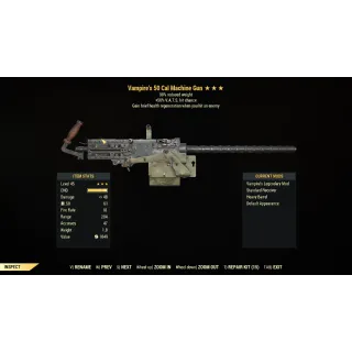 Weapon |  V/50/90 .50 Cal M Gun