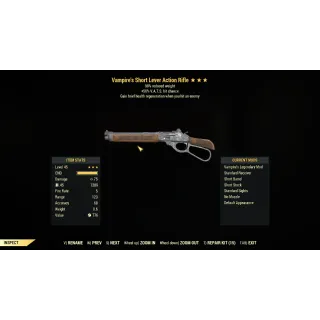 Weapon | V/50/90 Lever Action Rif