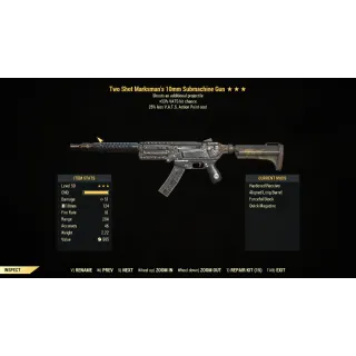 Weapon |  T/33/25 Submachine Gun