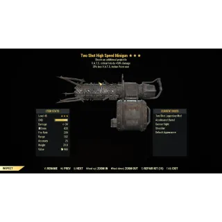 Weapon |  TS/50vc/25lv Minigun