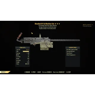 Weapon |  B/rap/250 .50 C M Gun