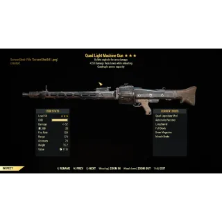 Weapon | Q/exp/250 LMG