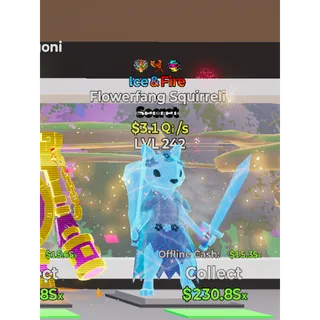 Ice & Fire Flowerfang Squirreli Steal The Brainrot