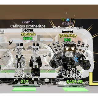 Gothic Cabritos Brotheriots + McPenne Dougal Fortnite Steal The Brainrot