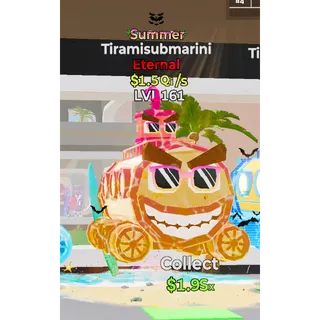 Summer Tiramisubmarini Steal The Brainrot 1.5QI 