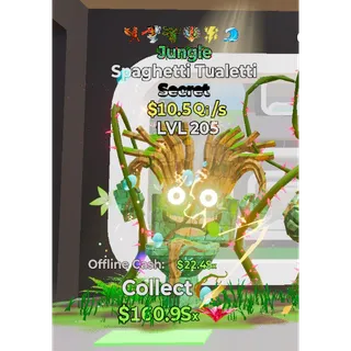 6 Trait Jungle Spaghetti Tualetti Steal The Brainrot 