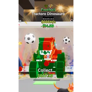 Football Tractoro Dinosauro Steal The Brainrot Rare 666m