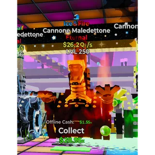 Ice n Fire Cannone Maledettone Steal The Brainrot 