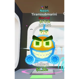 Neon Tiramisubmarini Steal The Brainrot 1QI 