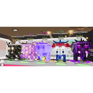 Strawberry Elephant Steal The Brainrot Bundle 4Qi x5