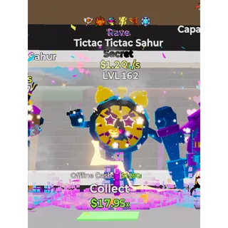 Rave Tictac Tictac Sahur Steal The Brainrot 