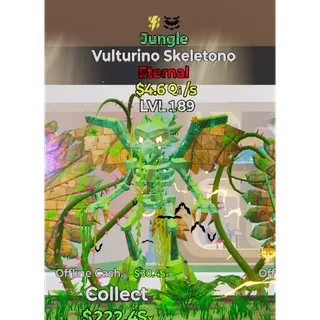 Jungle Vulturino Skeletono Steal The Brainrot