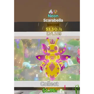 Neon Scarabella Steal The Brainrot 
