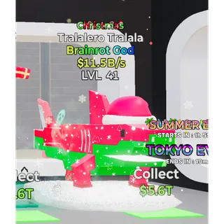 Christmas Tralalero Tralala Steal The Brainrot 