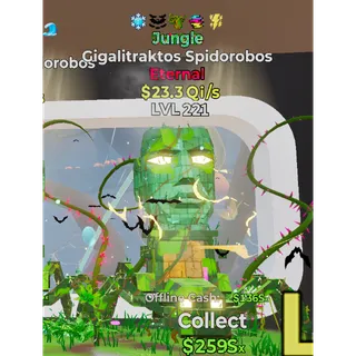 Jungle Gigalitraktos Spidorobos Steal The Brainrot