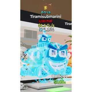 Aqua Tiramisubmarini Steal The Brainrot 1.5QI 