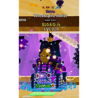 Rave Wreckspire Roller Steal The Brainrot 10.6Qi