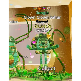 Jungle Clown Clown Sahur Steal The Brainrot 