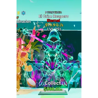 Halloween El Grim Reapero 4 traits Steal The Brainrot