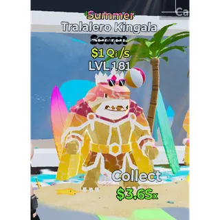 Summer Tralalero Kingala Steal The Brainrot 1QI 
