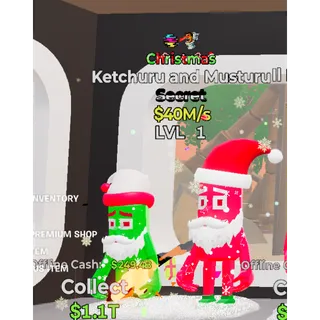 Christmas Ketchuru and Musturu Steal The Brainrot