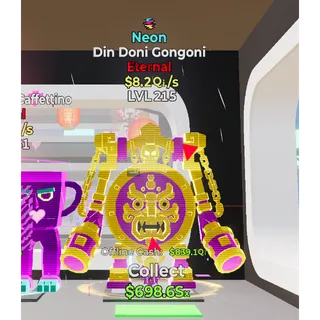 Neon Din Doni Gongoni Steal The Brainrot 