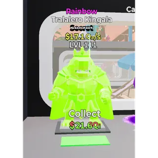 Rainbow Tralalero Kingala Steal The Brainrot 