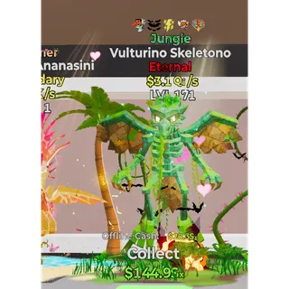 Jungle Vulturino Skeletono Steal The Brainrot