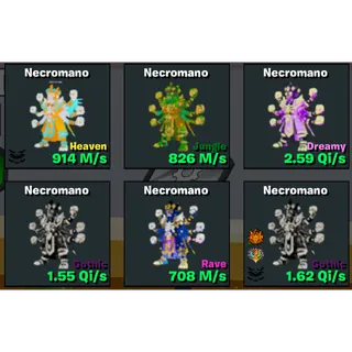 Necromano x7 Bundle Steal The Brainrot 