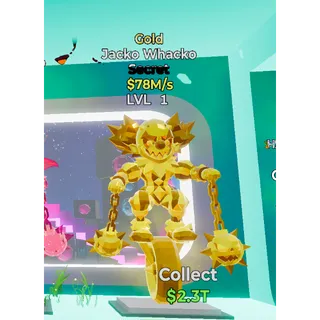 Gold Jacko Whacko Steal The Brainrot