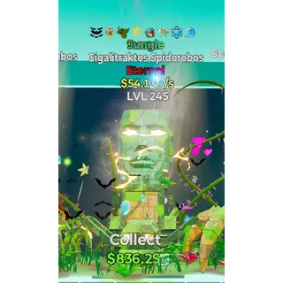 Jungle Gigalitraktos Spidorobos 8 traits Steal The Brainrot 