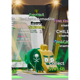Football Fischietto Armadillo Steal The Brainrot