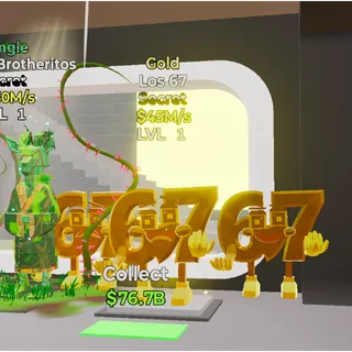 Gold Los 67 Steal The Brainrot