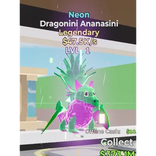 Neon Dragonini Ananasini Steal The Brainrot 