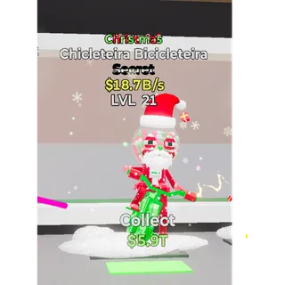 Christmas Chicleteira Bicicleteira Steal The Brainrot 