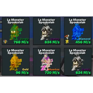 La Monster Spookalah x18 Bundle Steal The Brainrot 